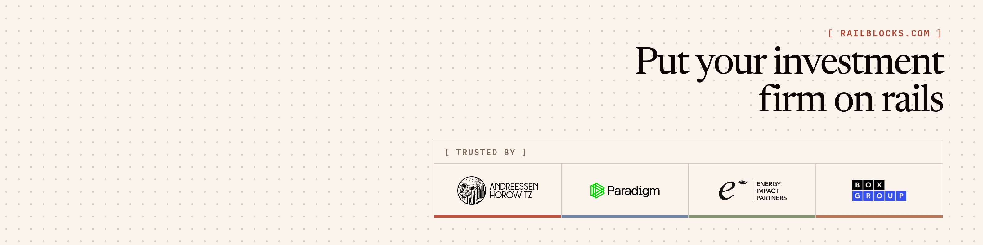 Railblocks LinkedIn profile banner